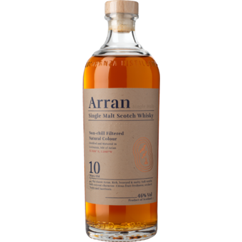 Bottle shot for  Arran 10yr Single Malt