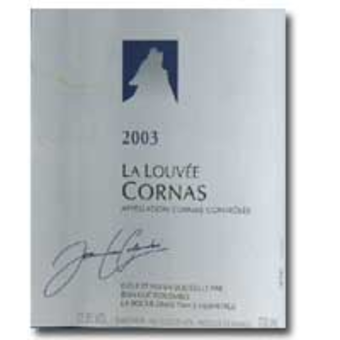 Label shot for 2003 Jean Luc Colombo Cornas Louvee