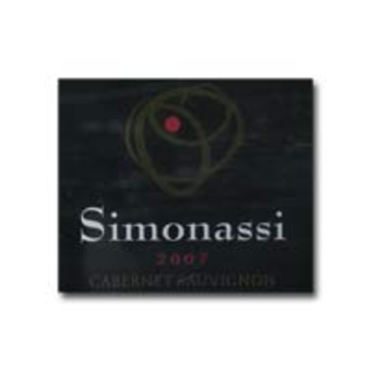 Label shot for 2007 Simonassi Cabernet Sauvignon