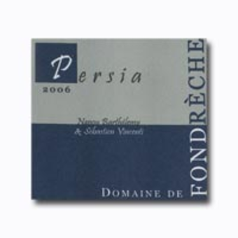Label shot for 2006 Domaine Fondreche Cuvee Persia