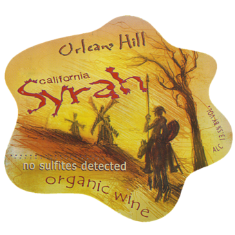 Label shot for 2010 Orleans Hill Syrah