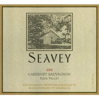 Label shot for 2006 Seavey Cabernet Sauvignon