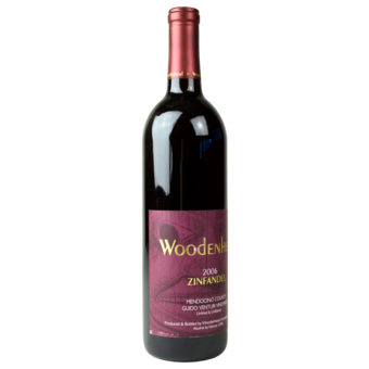 Bottle shot for 2006 Woodenhead Zinfandel Guido Venturi