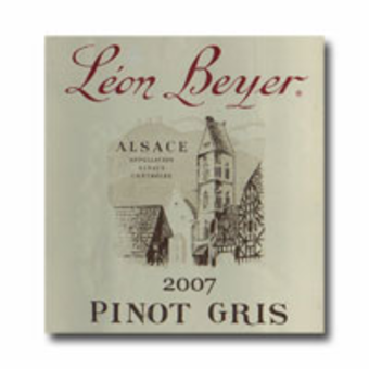 Label shot for 2007 Leon Beyer Pinot Gris