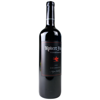Bottle shot for 2008 Robert Foley Charbono