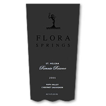 Label shot for 2005 Flora Springs Rennie Cabernet