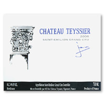 Label shot for 2006 Chateau Teyssier
