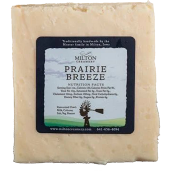 Bottle shot for  Milton Creamery Prairie Breeze Cheddar