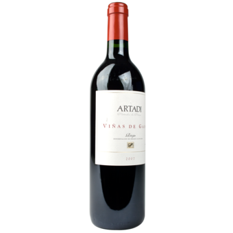 Bottle shot for 2007 Artadi Vinas De Gain Rioja