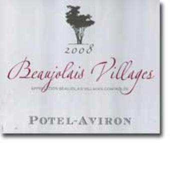 Label shot for 2008 Potel Aviron Beaujolais Village