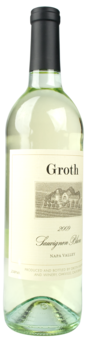 Bottle shot for 2009 Groth Sauvignon Blanc