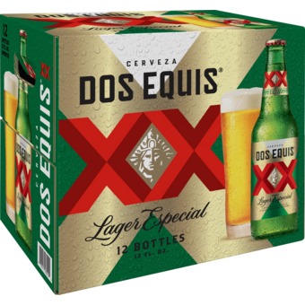 Bottle shot for  Dos Equis Lager 12pk