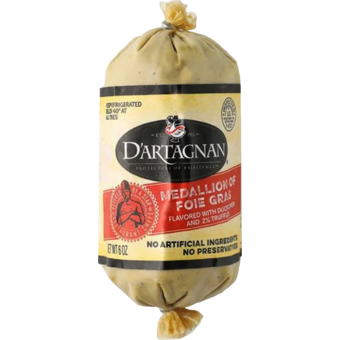Bottle shot for  D'artagnan Medallion Foie Gras W/ Truffles