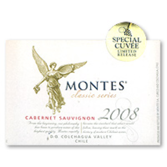 Label shot for  Montes Cabernet Sauvignon