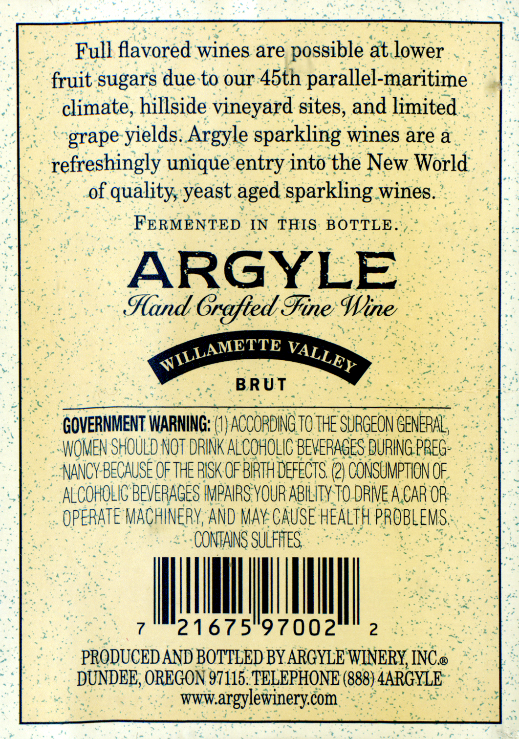 2006 Argyle Brut Wine Library
