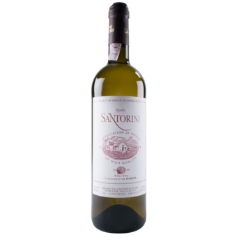 Bottle shot for 2009 Sigalas Santorini Barrel