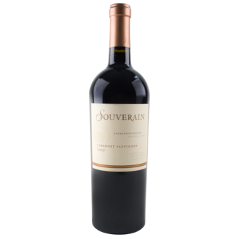 Bottle shot for 2007 Chateau Souverain Cabernet Sauvignon