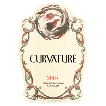 Label shot for 2007 Curvature Cabernet Sauvignon