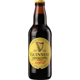 Bottle shot for  Guinness Foreign Stout 6 4pk