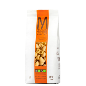 Label shot for  Mancini Lumache Rigate