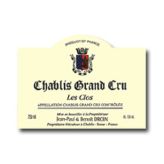 Label shot for 2004 Droin Chablis Les Clos