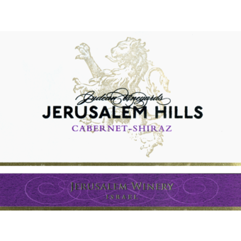 Label shot for  Jerusalem Hills Cabernet Shiraz