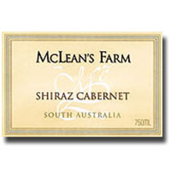 Label shot for 2004 Mclean's Farm Shiraz/Cabernet