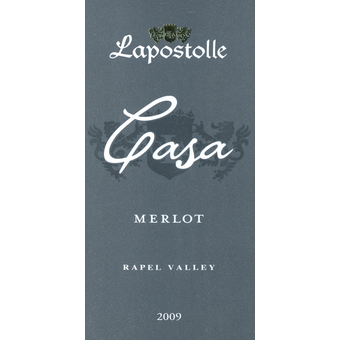 Label shot for 2010 Casa Lapostolle Merlot