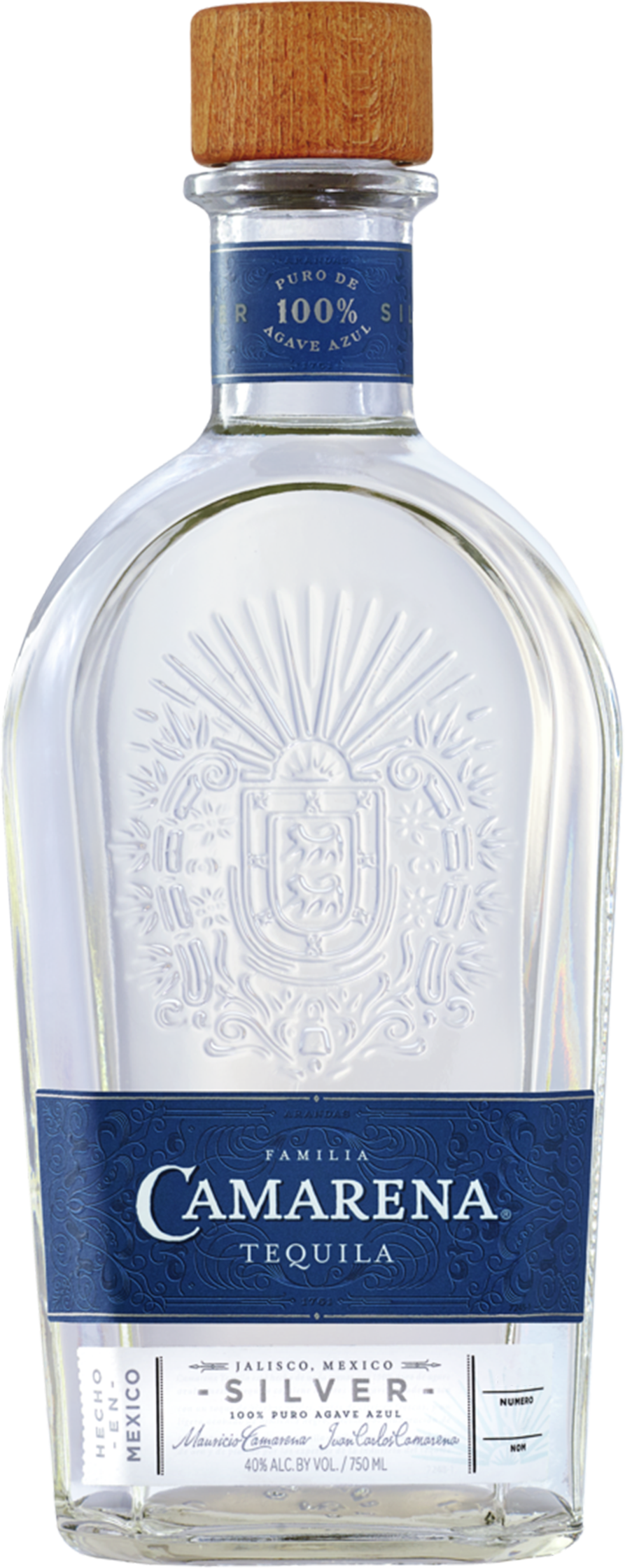 Camarena Silver Tequila Wine Library