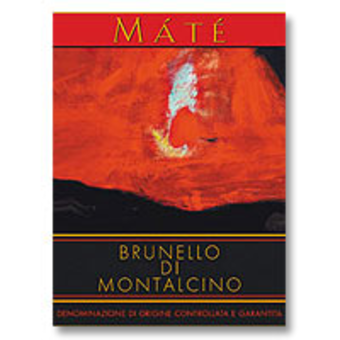 Label shot for 2006 Mate Brunello Di Montalcino