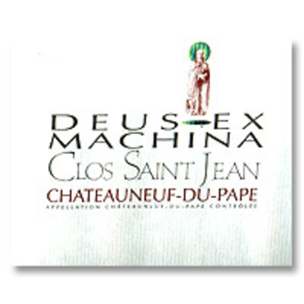 Label shot for 2008 Clos St. Jean Deus Ex Machina Chateauneuf Du Pape