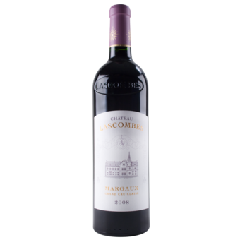 Bottle shot for 2008 Chateau Lascombes