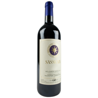 Bottle shot for 2008 Sassicaia