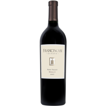 Bottle shot for 2007 Franciscan Merlot