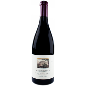 Bottle shot for 2007 Macrostie Pinot Noir Wildcat Mountain Vineyard