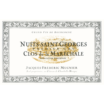 Label shot for 2009 Jf Mugnier Nuits St Georges Clos De La Marechale