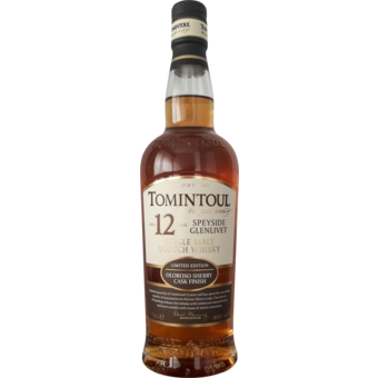Bottle shot for  Tomintoul Sherry Cask 12yr