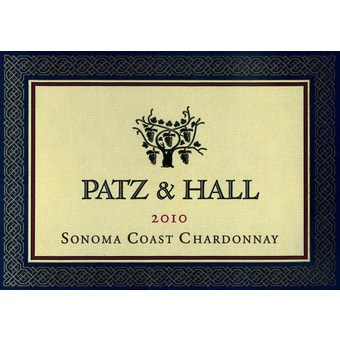 Label shot for 2010 Patz & Hall Sonoma Coast Chardonnay