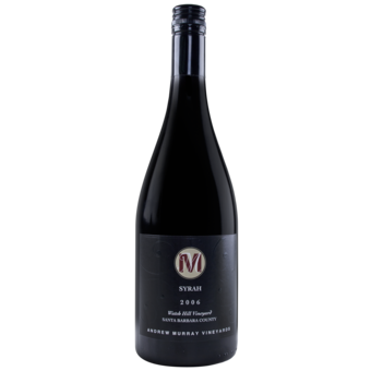 Bottle shot for 2006 Andrew Murray Syrah Watch Hill Vineyard