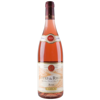 Bottle shot for 2010 Guigal Cotes Du Rhone Rose