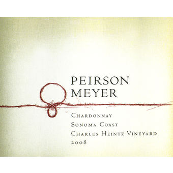 Label shot for 2008 Peirson Meyer Charles Heintz Chardonnay