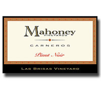 Label shot for 2003 Mahoney Las Brisas Pinot Noir