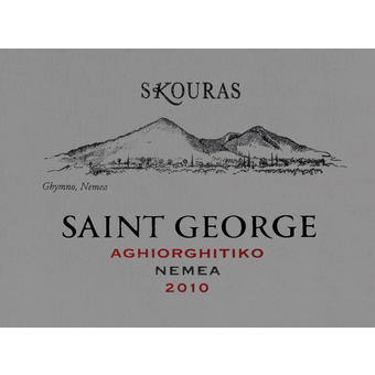 Label shot for 2010 Domaine Skouras St George