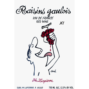 Label shot for 2011 Lapierre Vin De France Raisin Gaulois