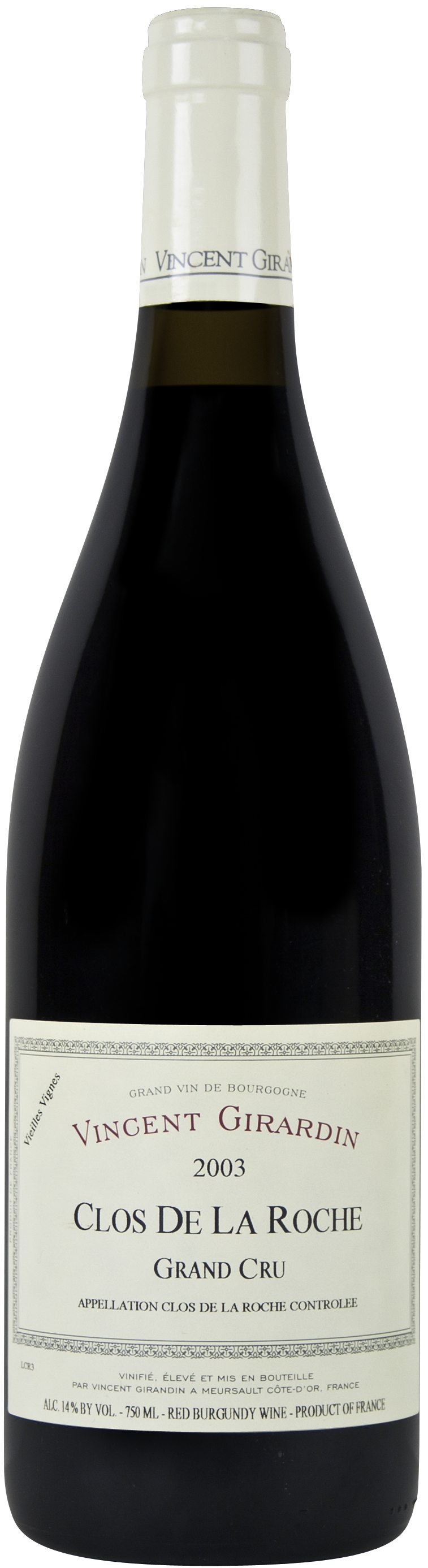 2003 Vincent Girardin Clos De La Roche Wine Library