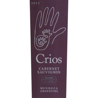 Label shot for 2011 Crios De Susana Balbo Cabernet Sauvignon