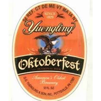 Label shot for  Yuengling Oktoberfest 6pk Bott