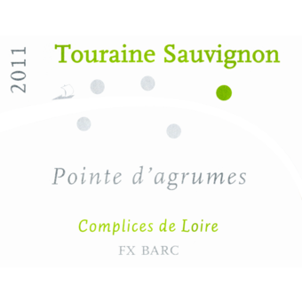 Label shot for 2011 Complices De Loire Touraine Sauvignon Blanc Pointe D'agrumes