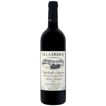 Bottle shot for 2007 Villa Erbice Valpolicella Superiore Monte Tombole