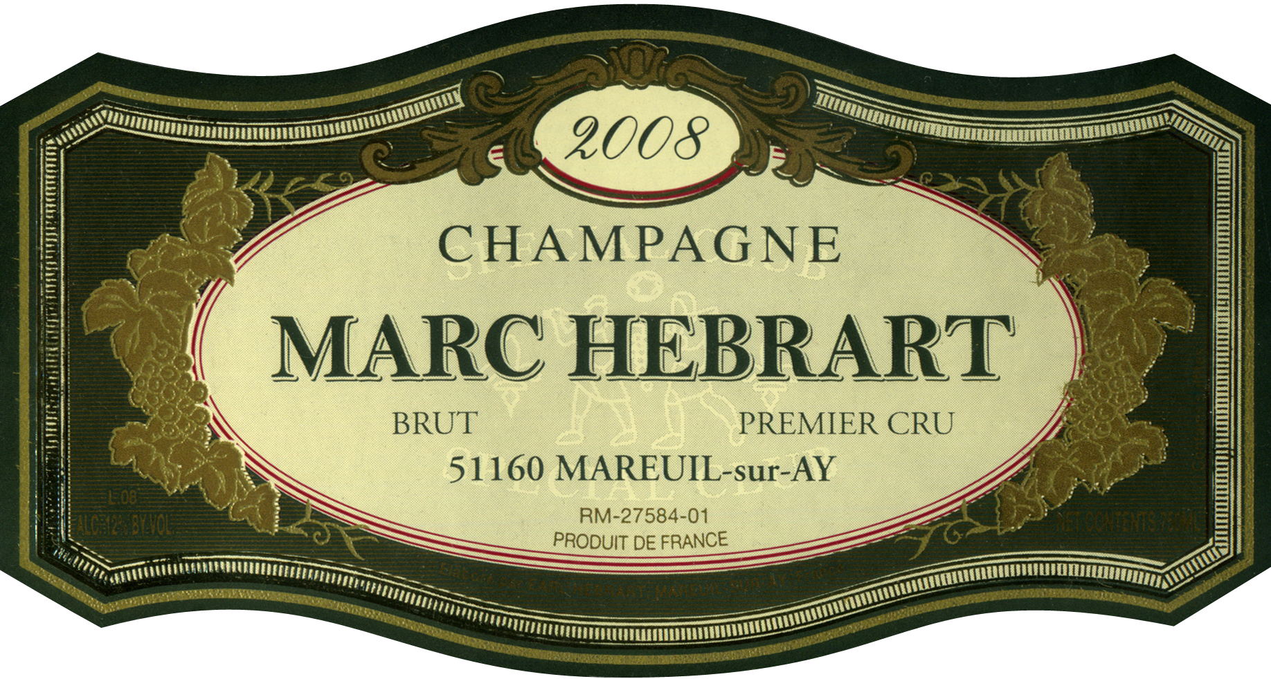 2008 Marc Hebrart Special Club Wine Library